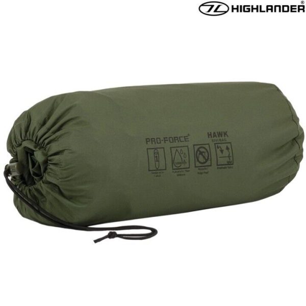 Highlander Hawk Bivi Bag - Army Green - Image 4