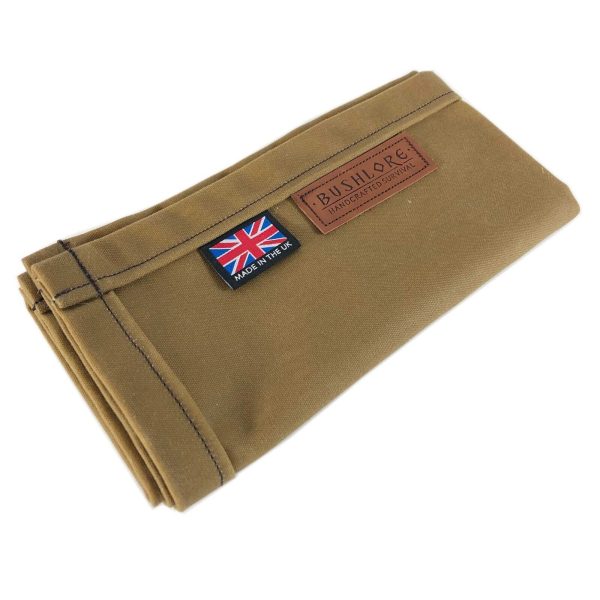 Waxed Canvas Ground Mat Oilskin Outdoor Work Pad - Image 3