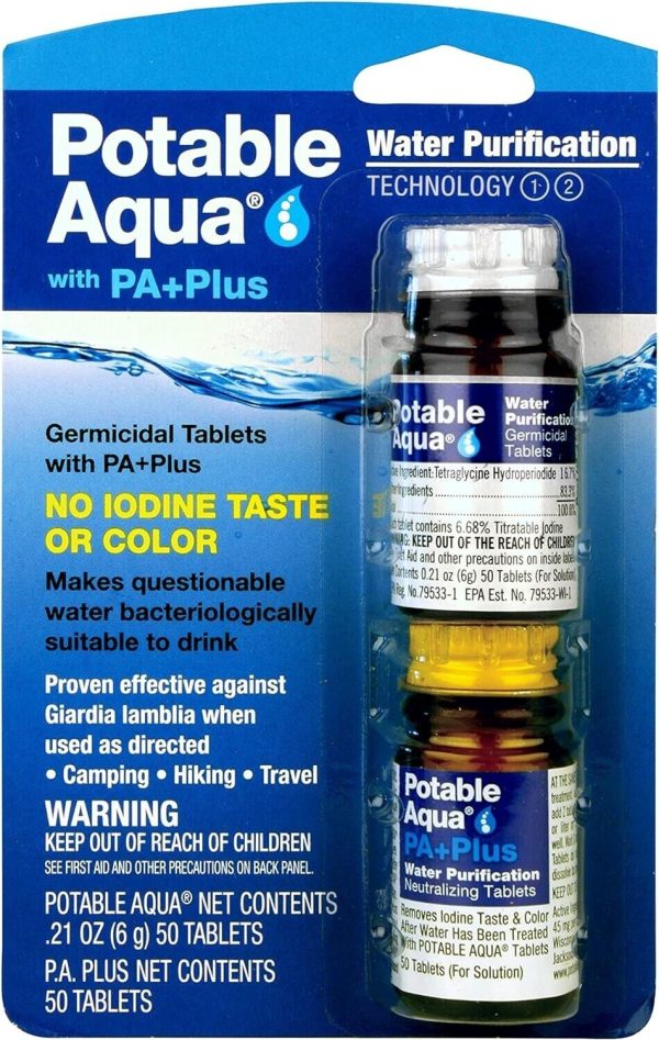 Potable Water Tablets 50ct x2