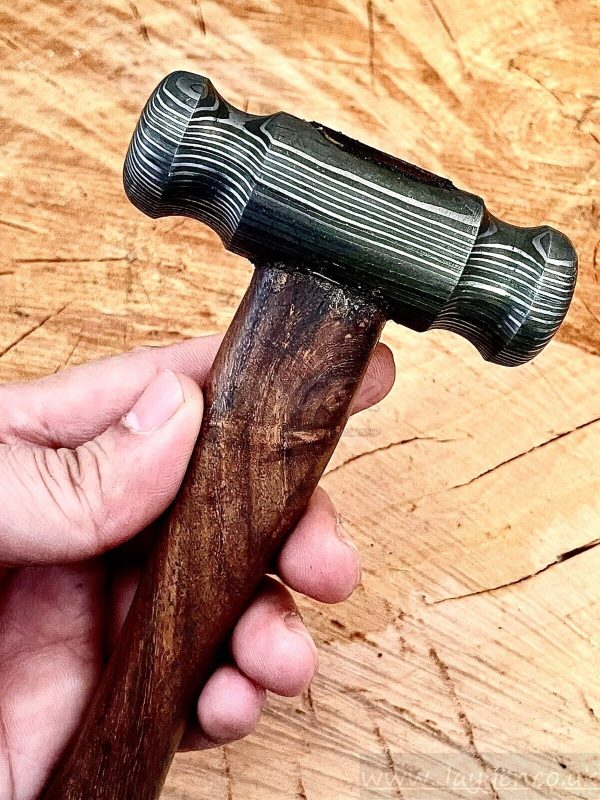 Handmade Damascus Steel Hammer - Image 3