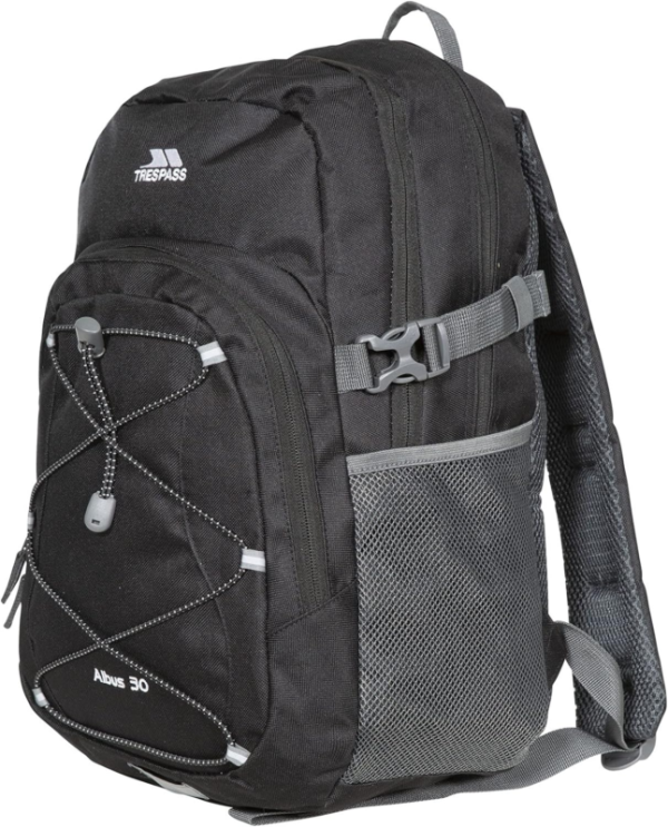 Trespass Albus Backpack - Black - Image 7