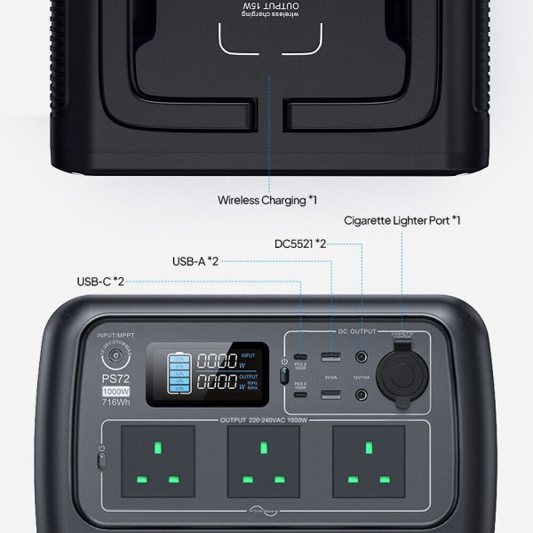 Bluetti PS72 716Wh Power Station 1000W - Image 2