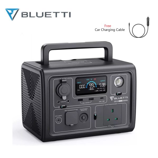 Bluetti EB3A 600W Power Station LiFePO4 Battery