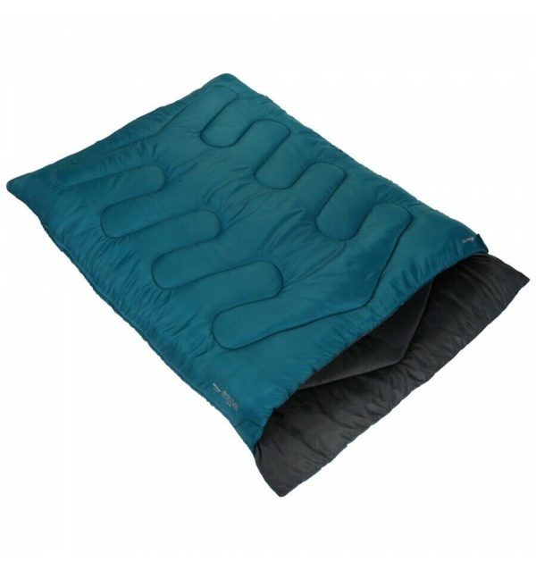 Vango Ember Double Sleeping Bag with Head Rest - Bondi Blue - Image 2