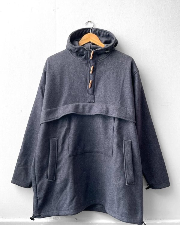 Vintage Military Bushcraft Anorak - Reworked Soft Wool - Image 5