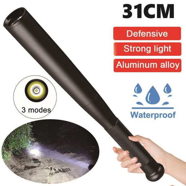 3-Mode LED Flashlight - Baseball Bat - Image 5