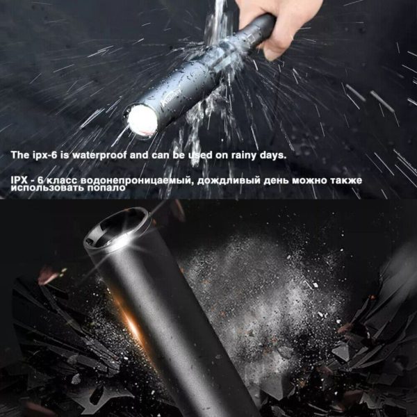 3-Mode LED Flashlight - Baseball Bat - Image 9