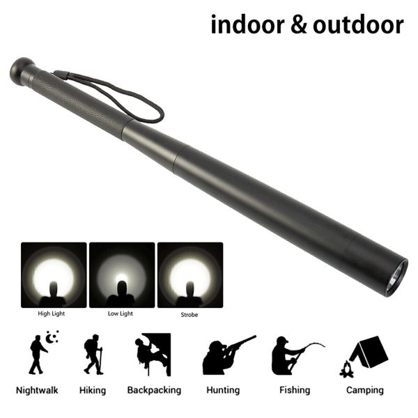 3-Mode LED Flashlight - Baseball Bat - Image 16