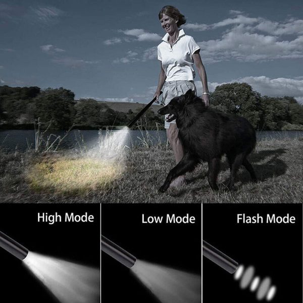 3-Mode LED Flashlight - Baseball Bat - Image 18